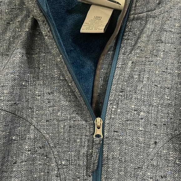 Free Country Coat Jacket Water Resistant Tweed/Teal - Picture 5 of 9